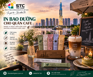 In Bao Đường Cho Quán Cafe Tại TP.HCM